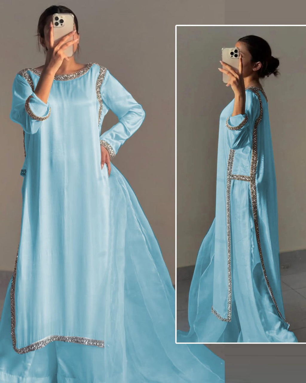 Elegant Stylish Lace 3 PC Dress