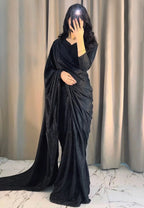 Glitter Moonlight Stitched Saree