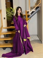 3 Pc Garara With Lace Duppata Suit